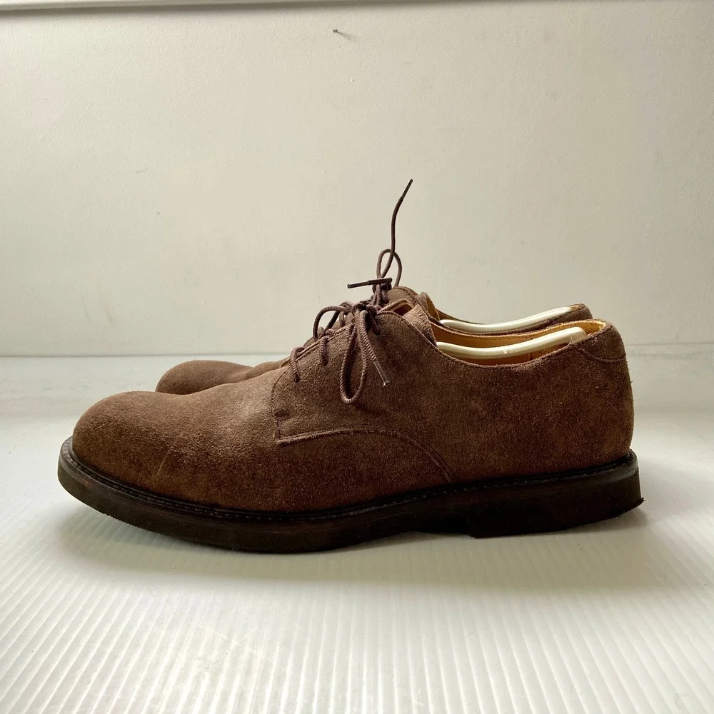 Jos A Bank‎ Brown Suede Leather Lace Up Oxford Shoes Mens 12M